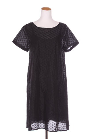 PQ COLLECTION (LN) Textured dress + slip! 10-12