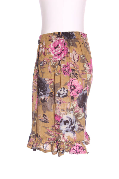 BRIARWOOD - Frill hem floral cotton shorts! 10