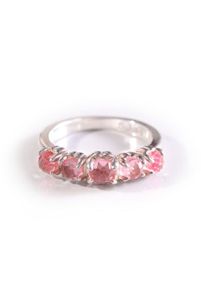 STOLEN GC - Halo cluster ring - Pink quartz!