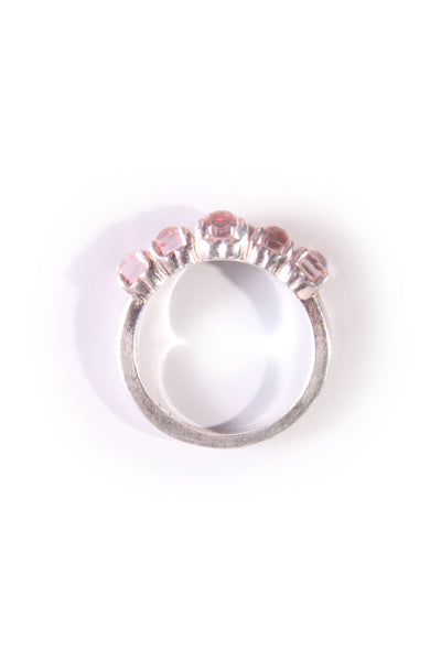 STOLEN GC - Halo cluster ring - Pink quartz!