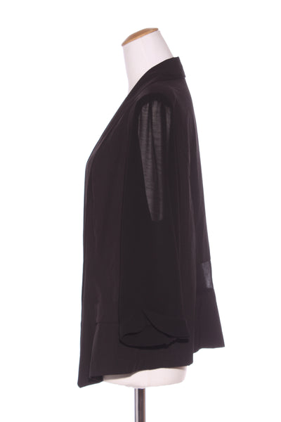 CITY CHIC - Drapey chiffon sleeve blazer! 24