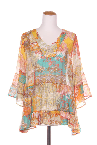DEMOCRACY - Paisley print boho blouse! 16