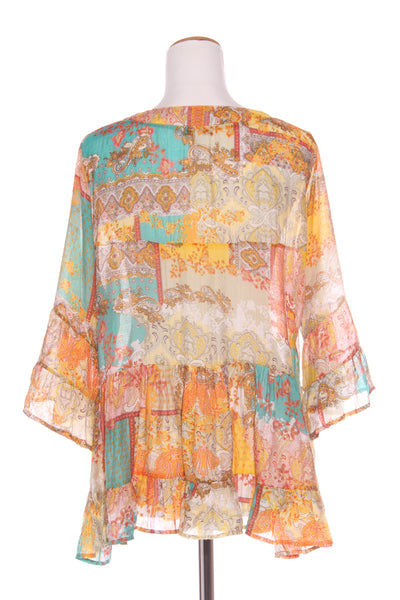 DEMOCRACY - Paisley print boho blouse! 16