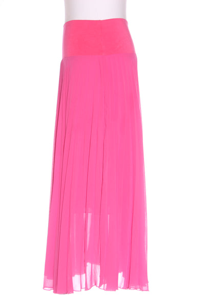 SILLS (NZ) Hot pink pleated midi skirt! 12