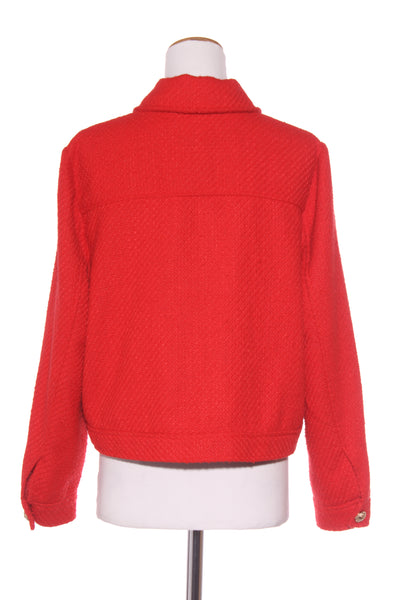 DECJUBA - Red textured tweed jacket! 16