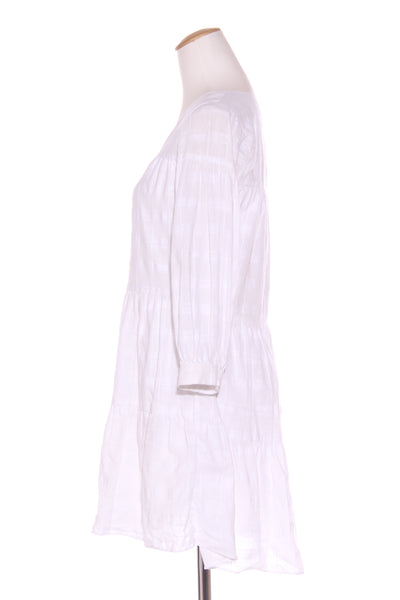 WITCHERY - Linen blend trapeze check dress! 6-8