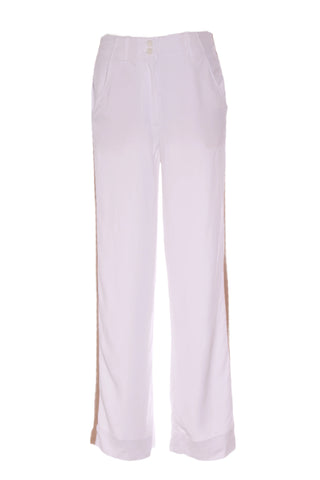 MAX - Tan stripe wide leg dress pant! 8