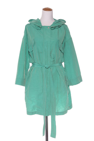 CREA CONCEPT - Green hooded rain jacket! 14-16