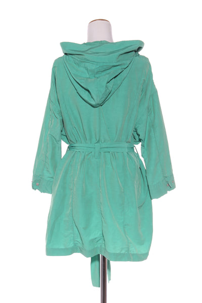 CREA CONCEPT - Green hooded rain jacket! 14-16