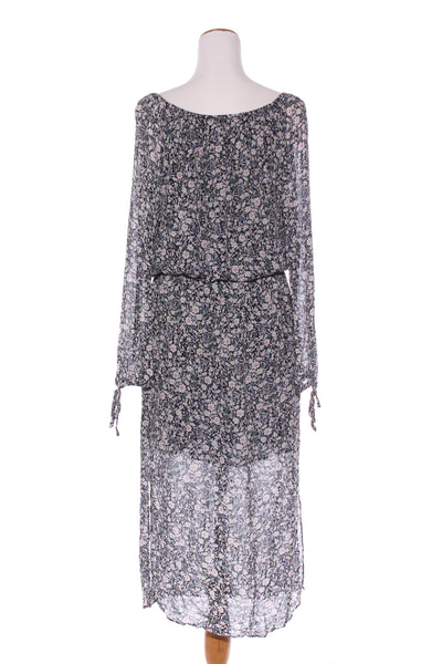 DECJUBA - Floral print viscose midi dress! 14