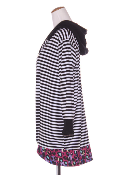 CHARLO - Reversible leopard + stripe  hooded cardi! 12