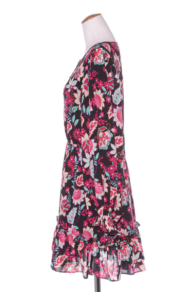 CHARLO "Fair" black floral dress! 12