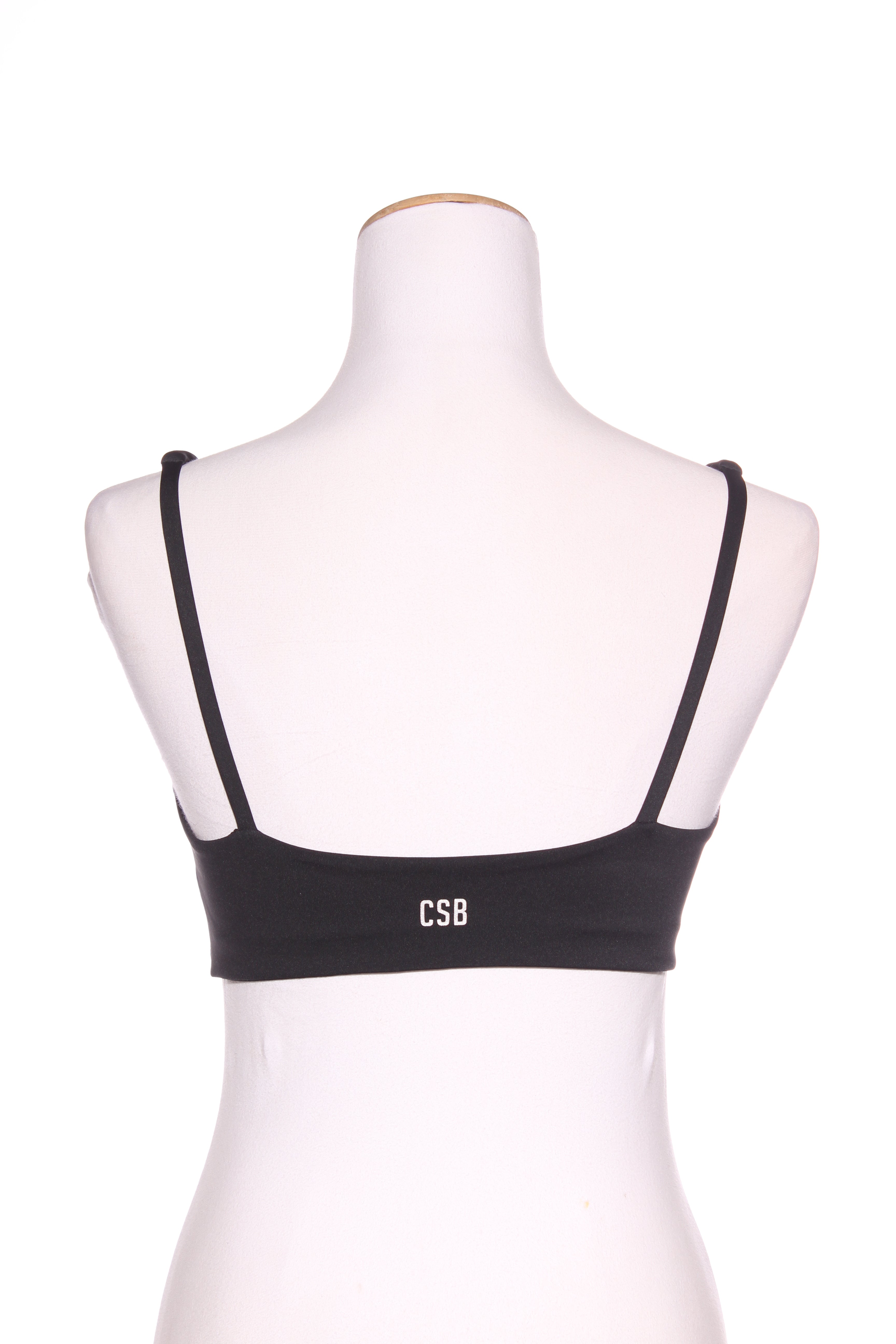CSB - Serenity black sport bra/crop! 10, Recycle Style