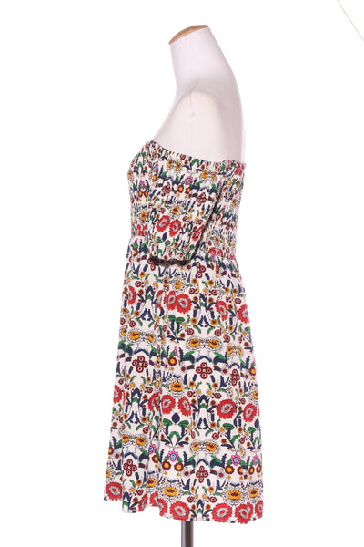 AUGUSTINE - Floral folklore shirred dress! 12