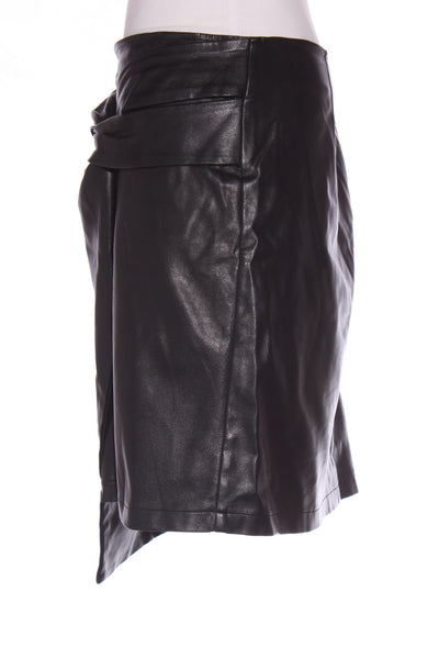 CHARLO - Asymmetric faux leather mini skirt! 14