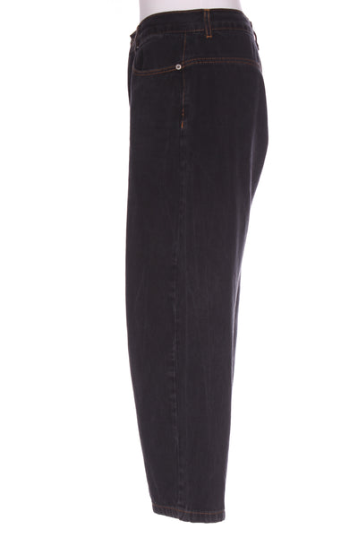 ALPHA 60 - Barrel leg jeans - Washed black! 12