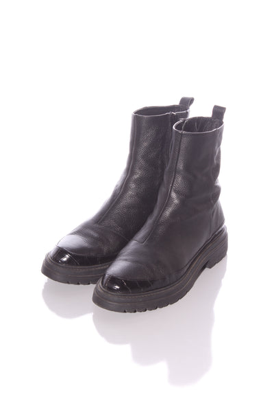 MI PIACI - Nora leather combat boots! 41
