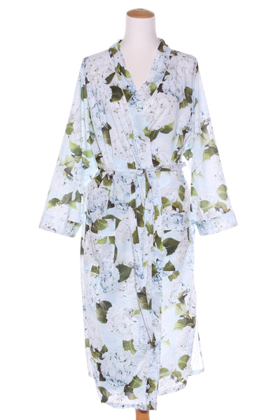 WALLACE COTTON - Hydrangea organic cotton duster/robe! 14