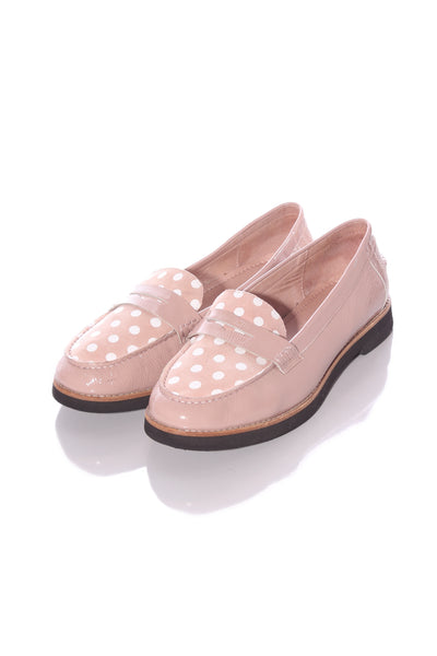 BRESLEY "Avah" patent + spot leather loafer! 41