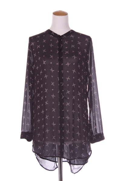 STATE OF PLAY - Printed sheer viscose shirt! 10-12