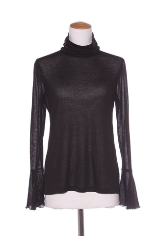 REPERTOIRE (NZ) "Moments" flare sleeve polo top!