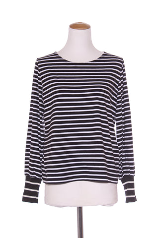 REPERTOIRE (NZ) "Callista" rib sleeve L/S top! 10-12