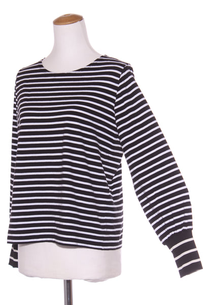 REPERTOIRE (NZ) "Callista" rib sleeve L/S top! 10-12