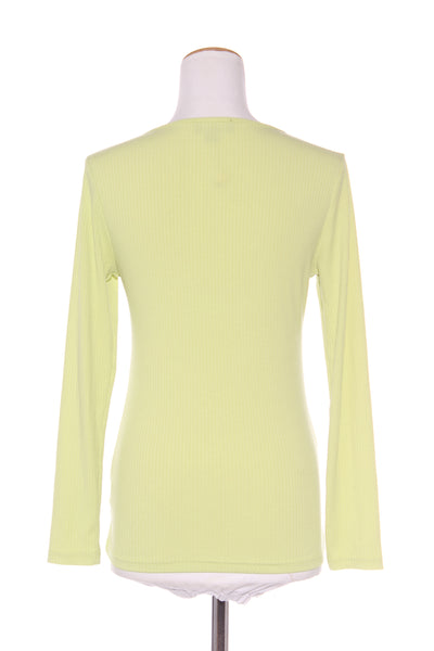 AMAYA - Lime rib knit L/S tee! 10-12