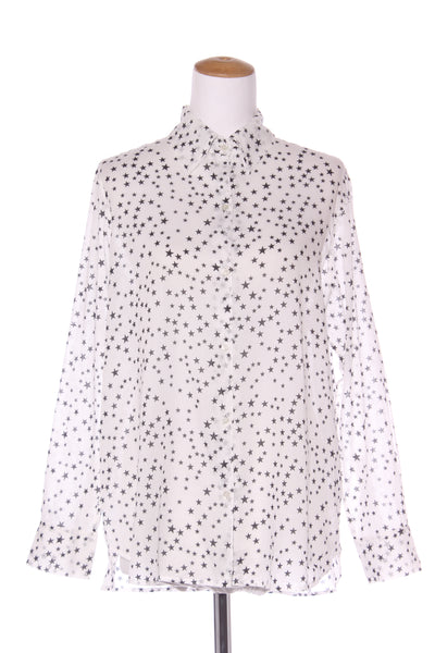 SILLS (NZ) Romy star cotton shirt - White! 10-12