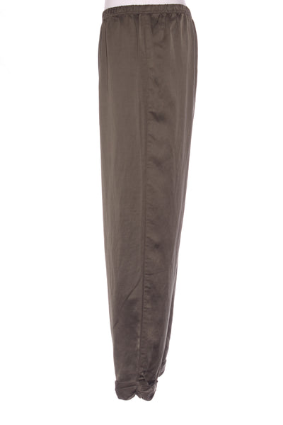 EUPHORIA (NZ) Khaki satin relaxed fit pant! 14