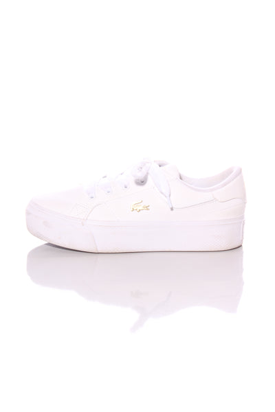 LACOSTE "Ziene" platform leather sneaker! 38