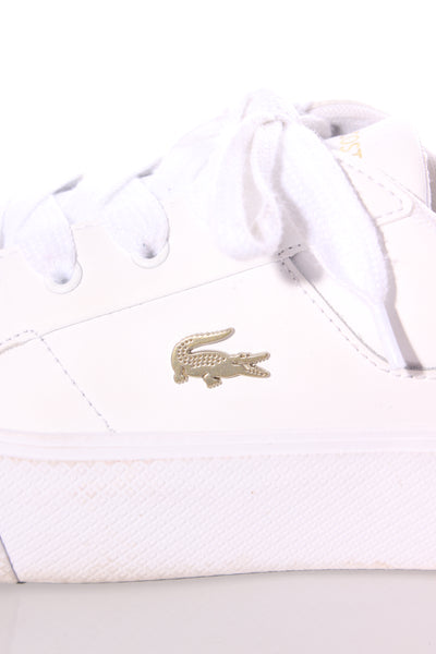LACOSTE "Ziene" platform leather sneaker! 38
