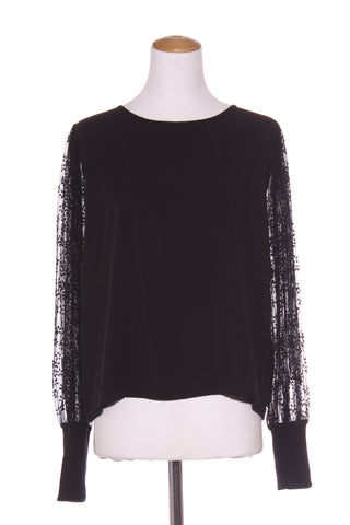 REPERTOIRE (NZ) "Rosetta" flocked velvet sleeve blouse! 12