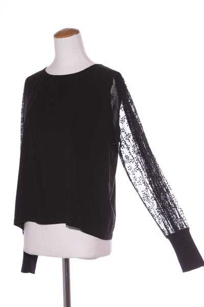 REPERTOIRE (NZ) "Rosetta" flocked velvet sleeve blouse! 12