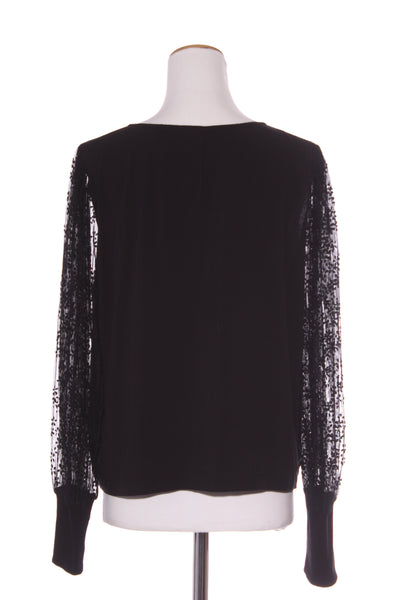 REPERTOIRE (NZ) "Rosetta" flocked velvet sleeve blouse! 12