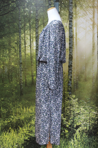 DECJUBA - Floral print viscose midi dress! 14