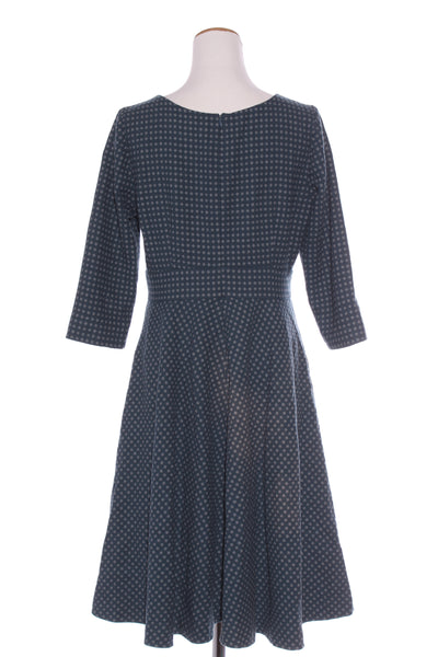 BODEN - Teal wool swing dress! 14