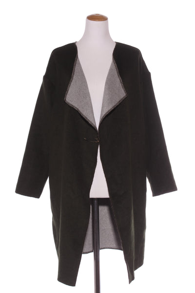 TWO BY TWO - Wool blend two tone coat! 12-14
