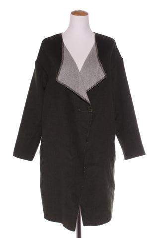 TWO BY TWO - Wool blend two tone coat! 12-14