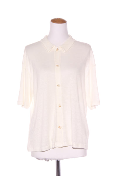 SEED - Linen knit polo shirt! 12-14