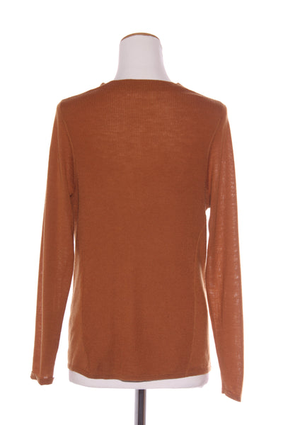 SILLS - Ribbed panel cowl neck merino top! 12