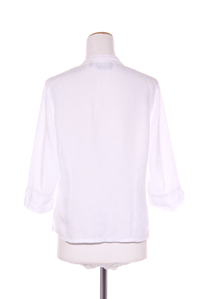 RODNEY CLARK - 3/4 sleeve linen button up blouse! 12