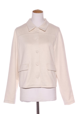 NO LABEL - Suedette cream jacket! 14