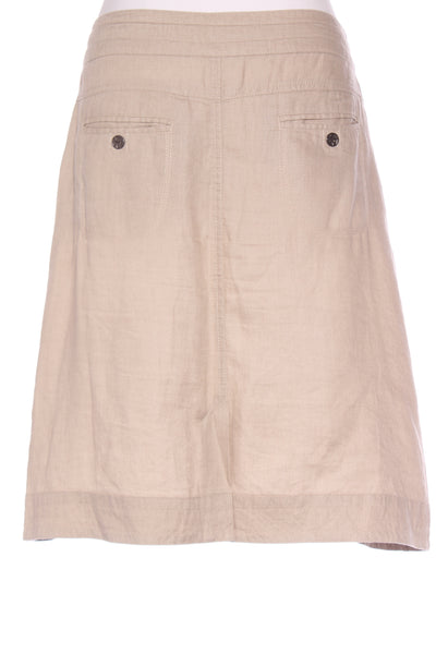 PREEN - Linen knee length skirt - Beige! 10