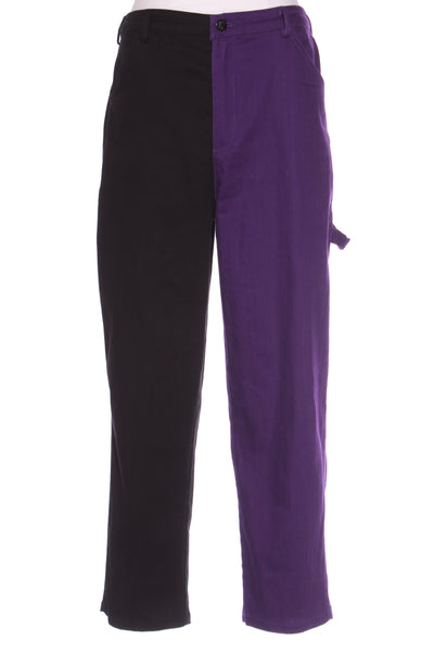 BLACK FRIDAY (LN) Purple + black straight leg jeans! 14
