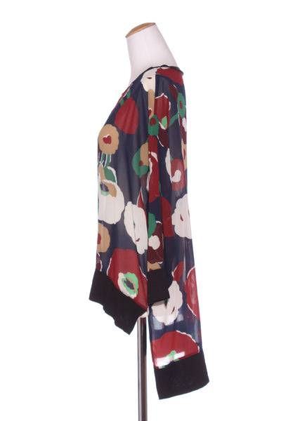 DAVID POND - Hi-low Autumnal floral top! 14