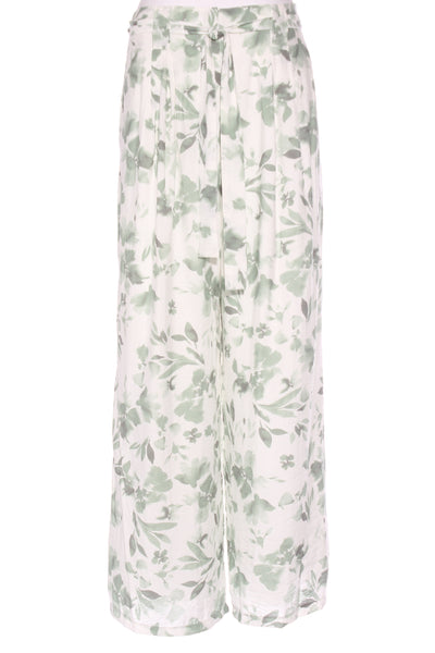 DOTTI (LN) Wide leg green fauna belted pant! 12