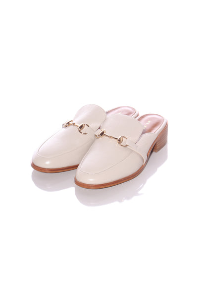 MI PIACI (LN) Leather statin loafer/mule! 38