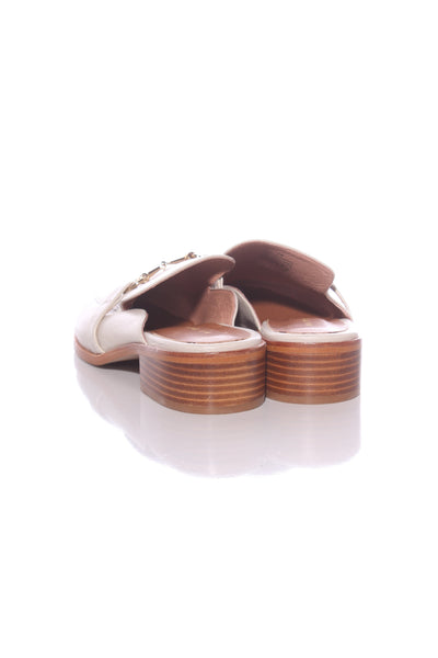 MI PIACI (LN) Leather statin loafer/mule! 38