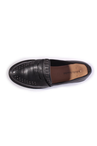 ISABELLA ANSELMI - Studded leather loafers! 39